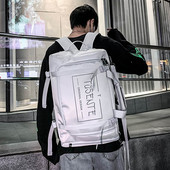 Nagy kapacitású textil táska-hátizsák