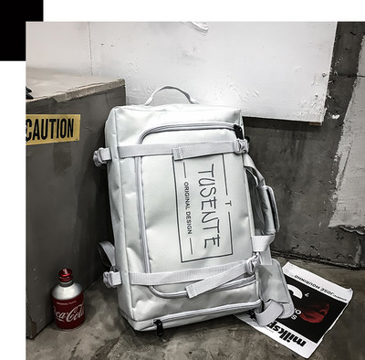 Nagy kapacitású textil táska-hátizsák