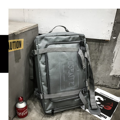 Nagy kapacitású textil táska-hátizsák