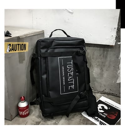 Nagy kapacitású textil táska-hátizsák