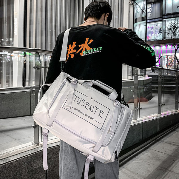 Nagy kapacitású textil táska-hátizsák