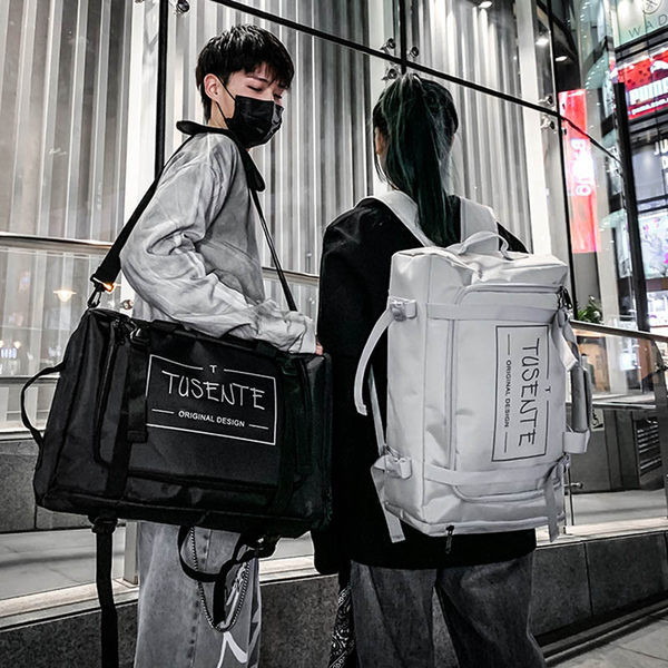 Nagy kapacitású textil táska-hátizsák