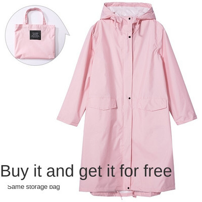 Dámsky nepremokavý pršiplášť s pončom, kapucňou a dvoma vreckami vpredu