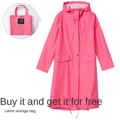 Dámsky nepremokavý pršiplášť s pončom, kapucňou a dvoma vreckami vpredu
