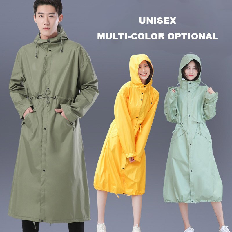 Esőkabát női vízálló kabát horgász kapucnis férfi poncsó utazás hosszú széldzseki könnyű lányok esőkabátok sárga rózsaszín kék