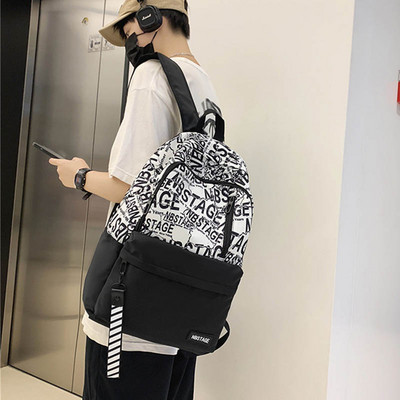 Férfi hátizsák két színben