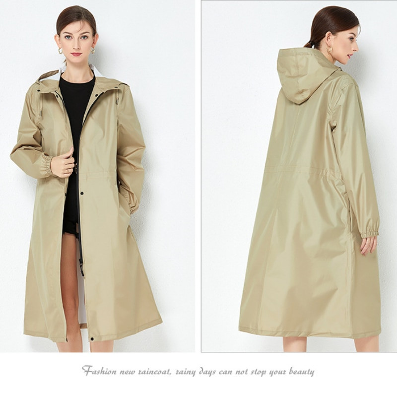 Дъждобран Ветровка Slim Fit Лека Водоустойчива Дишаща Едноцветни Еластични маншети Цип На открито Туризъм Колоездене Преносим