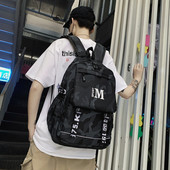 Pánsky plátený batoh so širokými popruhmi