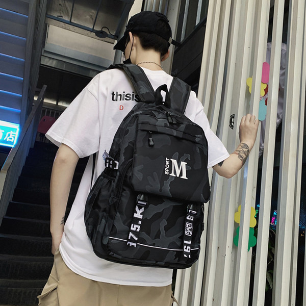 Pánsky plátený batoh so širokými popruhmi