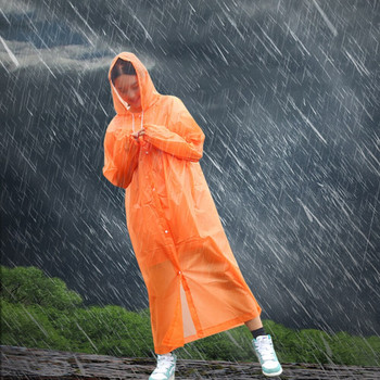 Γυναικείο ανδρικό αδιάβροχο Παχύ αδιάβροχο παλτό βροχής πόντσο για ενήλικες Clear hoodie αδιάβροχο κοστούμι ελαφρύ και εύκολο στη μεταφορά Αδιάβροχο