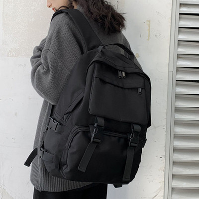 Rucsac casual pentru barbati cu buzunare si bretele late