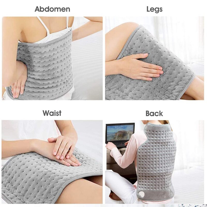 Greitas kaitinimas Elektrinis šildomas skara Antklodė Šildomas Paklotas kaklui Nugarai Šildomas Šilumos įvyniojimas 220V-240V Reguliuojama temperatūra