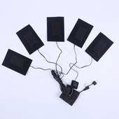 Ζεστά επιθέματα πάστας USB Γρήγορης θέρμανσης Θέρμανση από ανθρακονήματα Ασφαλής θερμαντική επιφάνεια για υφασμάτινο γιλέκο Μπουφάν Παπούτσια Κάλτσες 25*16cm