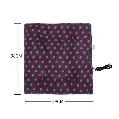 Karštas ruduo ir žiema šiltas USB elektrinis šildymas automobilio biuro kėdės šildymo kilimėlis buitinė pagalvėlė vairuotojas šildomas sėdynės pagalvėlė