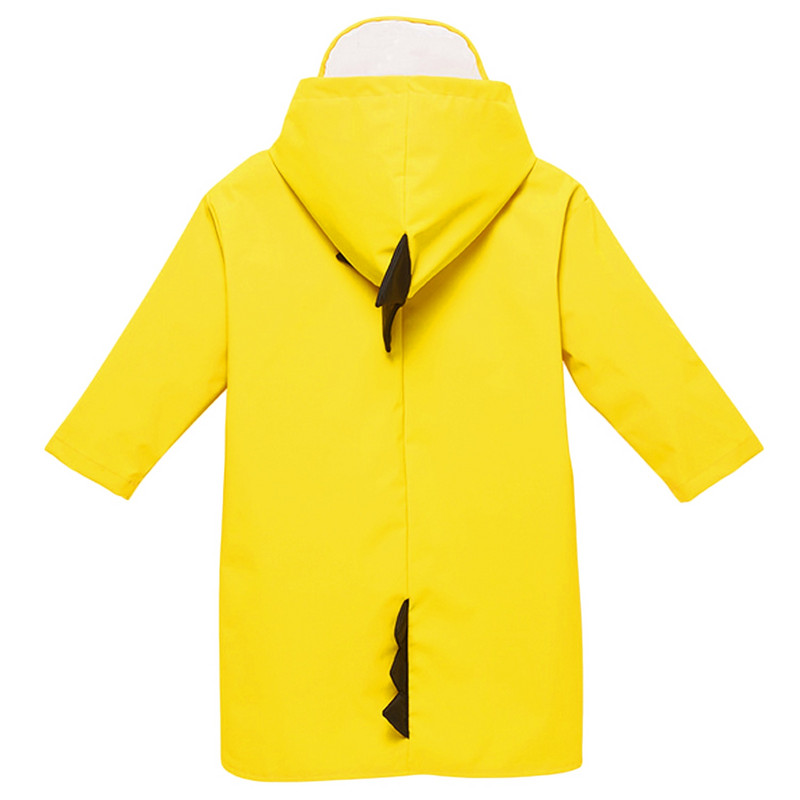 Behogar Unisex r kišni kaput Vodootporna slatka kawaii kabanica u stilu dinosaurusa iz crtića Kišna odjeća za djecu Djeca Dječaci Djevojčice Žuta