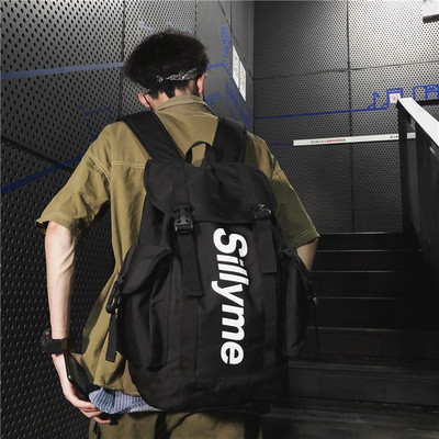 Pánsky textilný batoh s nápisom