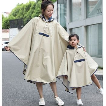 Αδιάβροχο γυναικείο στυλ ρούχων Ιαπωνικό και Κορεάτικο ανεμιστήρα φορητό ιππασία αδιάβροχο μονό μανδύα αντιανεμικό για μεσαία s