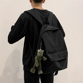 Ležérny textilný batoh pre mužov so zipsom a 3D prvkom