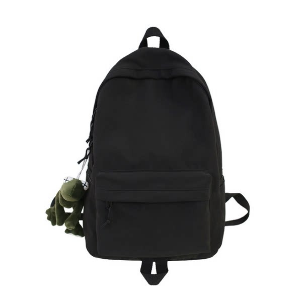 Ležérny textilný batoh pre mužov so zipsom a 3D prvkom