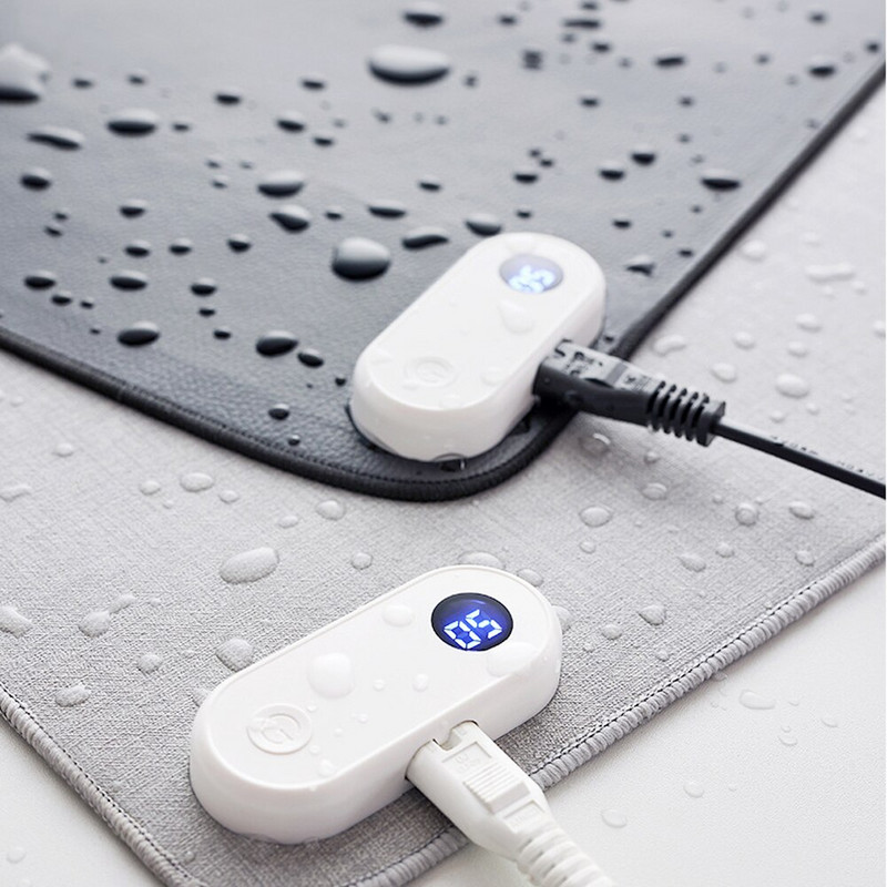 Έξυπνη θερμαινόμενη ηλεκτρική επιφάνεια θέρμανσης Επιτραπέζιος υπολογιστής γραφείου Ψηφιακή οθόνη Θέρμανσης Τραπέζι Θέρμανσης Αδιάβροχο Ματ Ποντίκι Χειμώνας