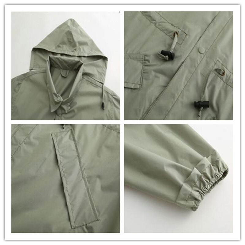 Duga kabanica Žene Muškarci Pončo Vodootporni Kabanica za izlete na otvorenom Pončo Jakna Plašt Ženski Chubasqueros Nepropusni Velika veličina