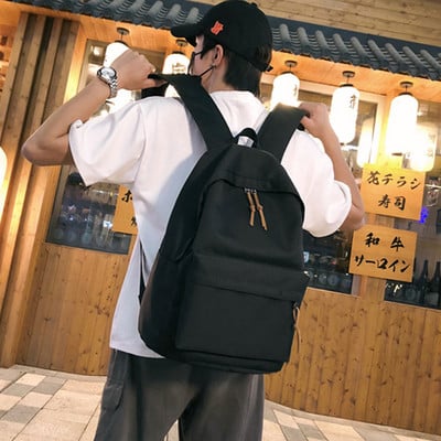 Pánsky plátený batoh so širokými popruhmi - tri farby