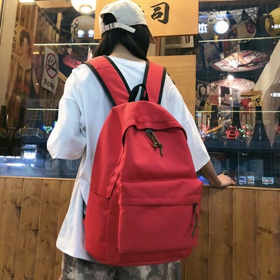 Pánsky plátený batoh so širokými popruhmi - tri farby