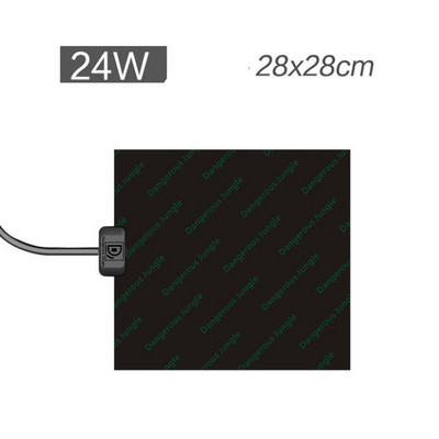 Naminių gyvūnėlių šildymo kilimėlis vandeniui atsparus elektrinis patalpų šildymo kilimėlis vėžliams driežams, varlėms ir kitiems ropliams Pastovi temperatūra 40 ℃