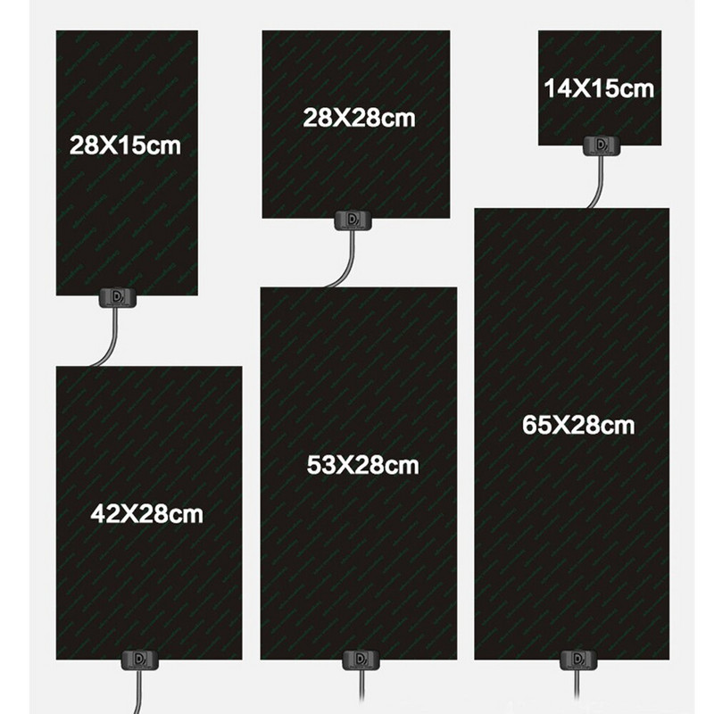 Naminių gyvūnėlių šildymo kilimėlis vandeniui atsparus elektrinis patalpų šildymo kilimėlis vėžliams driežams, varlėms ir kitiems ropliams Pastovi temperatūra 40 ℃