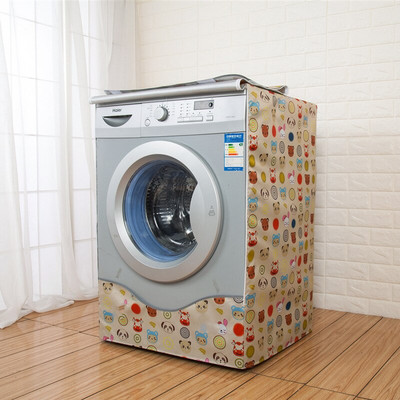 Pilnībā automātisks rullīšu mazgātājs sauļošanās veļas mazgājamās mašīnas ūdensnecaurlaidīgs vāks žāvētājs poliestera sudraba putekļu necaurlaidīgs veļas mazgājamās mašīnas vāks