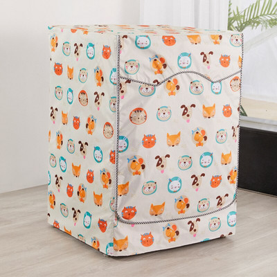 Pilnībā automātisks rullīšu mazgātājs sauļošanās veļas mazgājamās mašīnas ūdensnecaurlaidīgs vāks žāvētājs poliestera sudraba putekļu necaurlaidīgs veļas mazgājamās mašīnas vāks