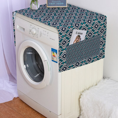 Huse de praf cu romb geometric Huse pentru mașină de spălat Frigider Protector de praf Căprior Bumbac in Husă de praf Curățenie acasă