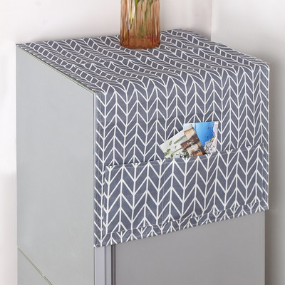 Huse de praf cu romb geometric Huse pentru mașină de spălat Frigider Protector de praf Căprior Bumbac in Husă de praf Curățenie acasă