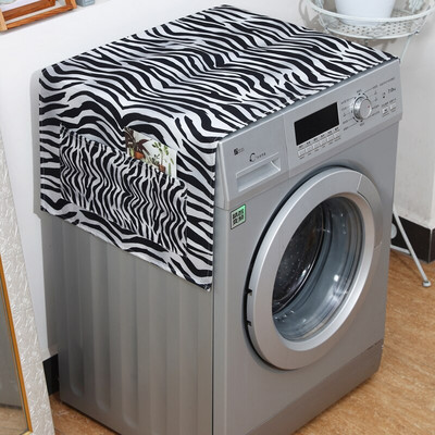 Huse de praf cu romb geometric Huse pentru mașină de spălat Frigider Protector de praf Căprior Bumbac in Husă de praf Curățenie acasă