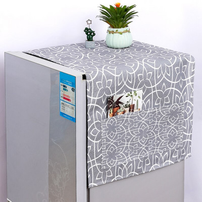 Huse de praf cu romb geometric Huse pentru mașină de spălat Frigider Protector de praf Căprior Bumbac in Husă de praf Curățenie acasă