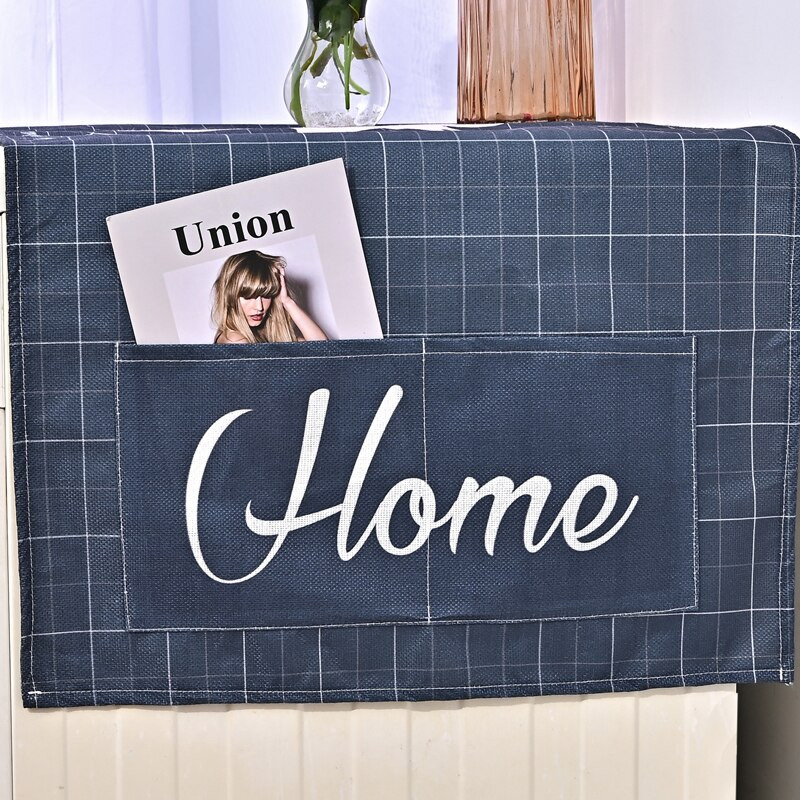 Huse de praf cu romb geometric Huse pentru mașină de spălat Frigider Protector de praf Căprior Bumbac in Husă de praf Curățenie acasă