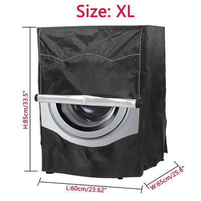 Capac rezistent la apa masinii de spalat rufe Masina de spalat cu role automata Protectie solara Rufele Husa rezistenta la praf Uscător de protecție Pânză Oxford