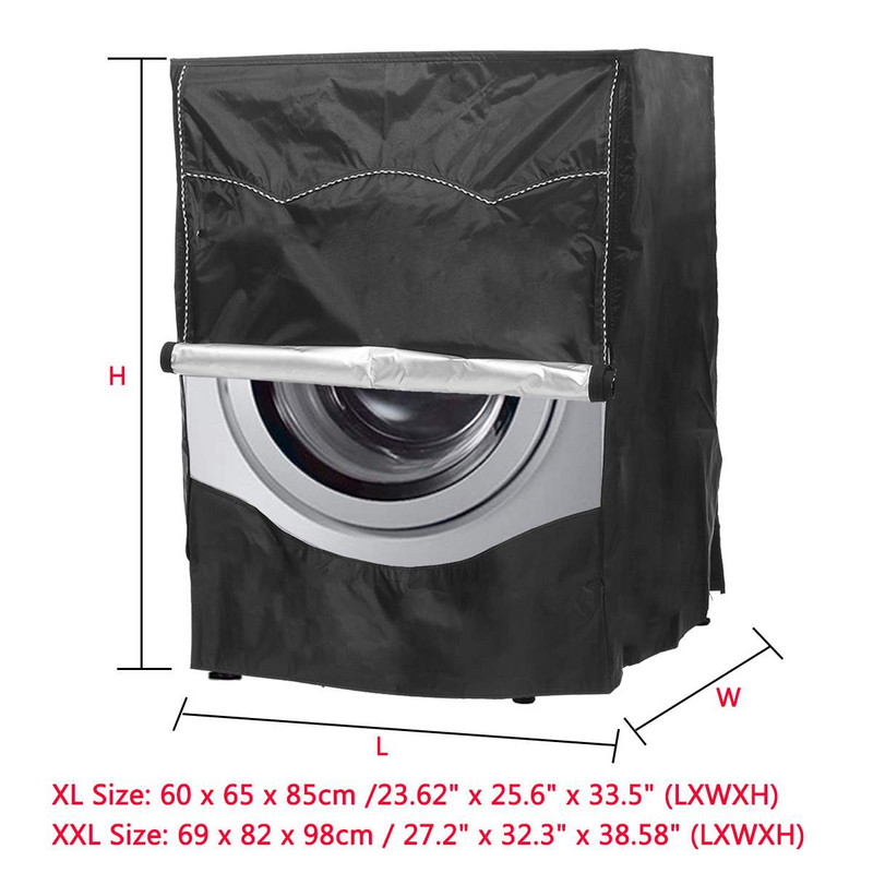 Capac rezistent la apa masinii de spalat rufe Masina de spalat cu role automata Protectie solara Rufele Husa rezistenta la praf Uscător de protecție Pânză Oxford