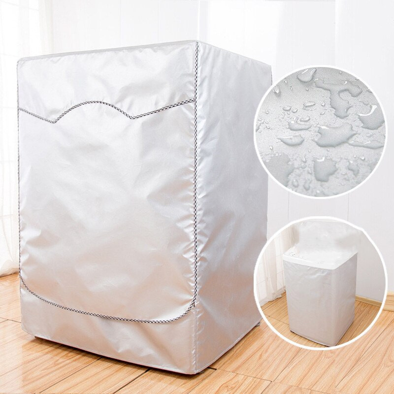 Vodotesný kryt na práčku, automatická valcová práčka, opaľovací krém, prachotesný kryt, ochranný sušič, oxfordská látka, otvorený predný diel