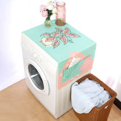 Green Leaf Nordic Navlaka za perilicu rublja Tropska biljka Cvjetna perilica rublja Poklopac za prašinu Pećnica Zaštita za hladnjak za mikrovalnu pećnicu