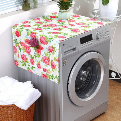 Green Leaf Nordic Navlaka za perilicu rublja Tropska biljka Cvjetna perilica rublja Poklopac za prašinu Pećnica Zaštita za hladnjak za mikrovalnu pećnicu