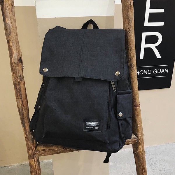 Pánsky čierny batoh s veľkou kapacitou