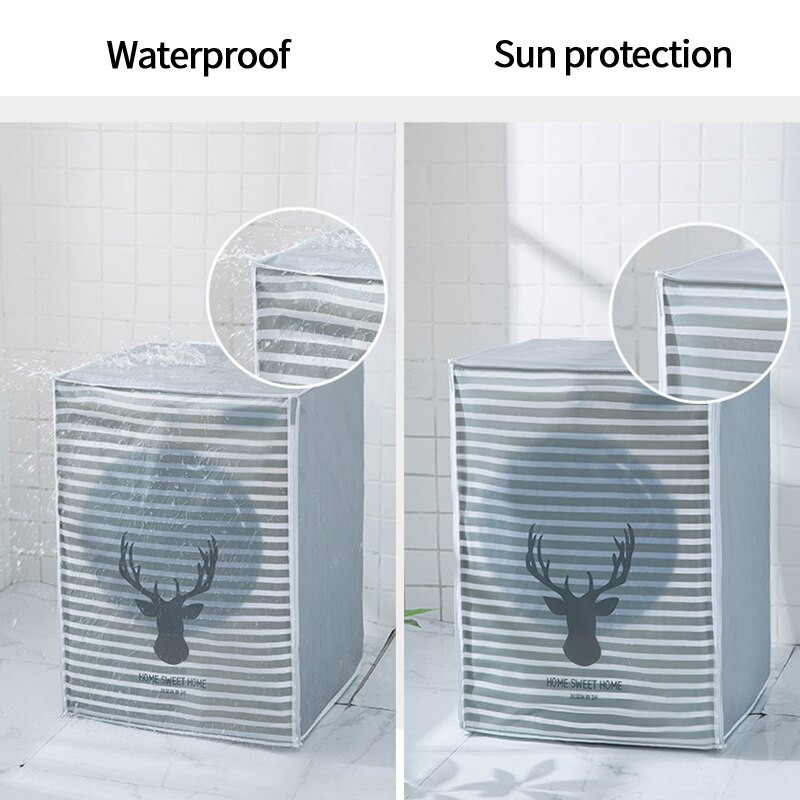 PEVA mosógép huzat Porálló huzatok dobpulzátoros mosógéphez Cartoon Cute Protector vízálló porkabát