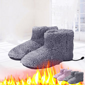 Nabíjanie cez USB Elektrické vykurovanie Topánok Vreckový ohrievač Rýchly výkon Ohrievač nôh Unisex Pánske Dámske Topánky Prateľné Mäkké Plyšové Zimné Topánky