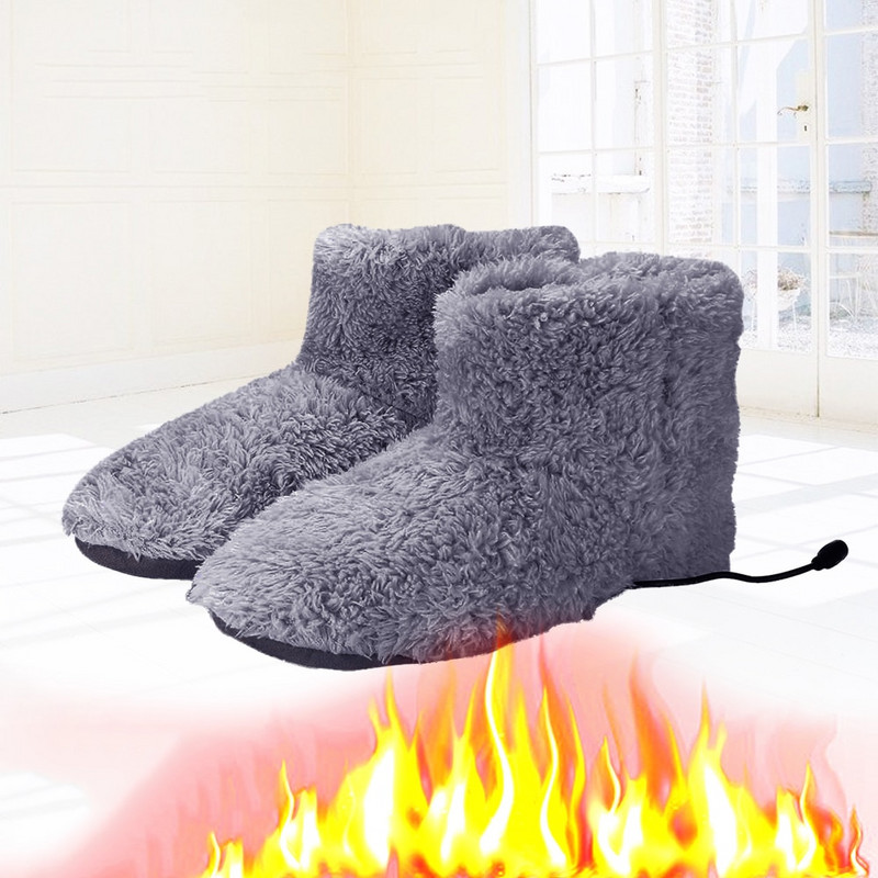 Nabíjanie cez USB Elektrické vykurovanie Topánok Vreckový ohrievač Rýchly výkon Ohrievač nôh Unisex Pánske Dámske Topánky Prateľné Mäkké Plyšové Zimné Topánky
