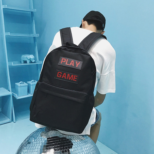 Rucsac textil cu bretele largi