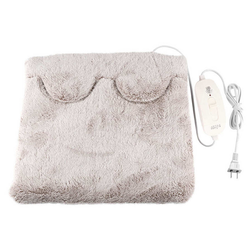 Elektrický ohrievač nôh, flanelová vyhrievacia podložka, vankúš na nohy, ruky a telo (Rosy), elektrický vyhrievací vankúš na nohy
