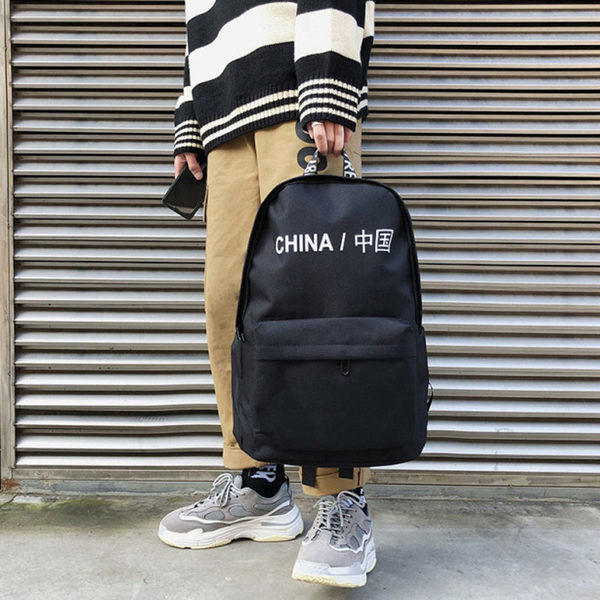 Pánsky textilný batoh s vreckami