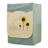 Ochranný kryt na práčku z bavlnenej a ľanovej tkaniny, vodeodolný opaľovací krém, typ bubna