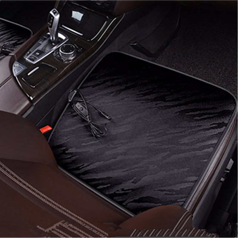 USB autófűtő párna téli autószőnyeg autós univerzális ülés elektromos fűtés üléspárna 12V autós vastagító elektromos fűtőbetét